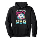 My Favorite Goalie Calls Me Mom Soccer Hoodie - Streetwear Style Unisex