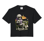 Funny Ufo Alien Soccer Field I Sweatshirt - Minimalist Print Men Women