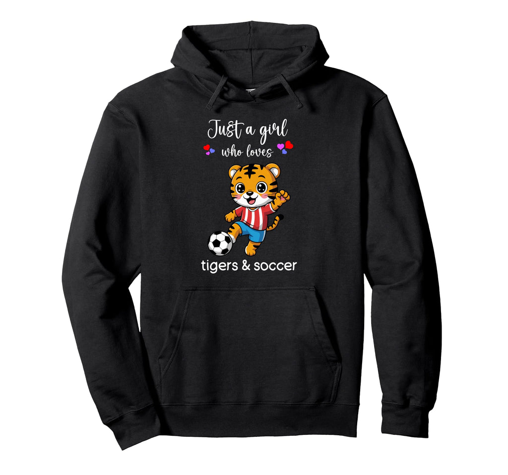 Tiger Soccer Tiger Soccer Hoodie - Custom Art Print for Adults