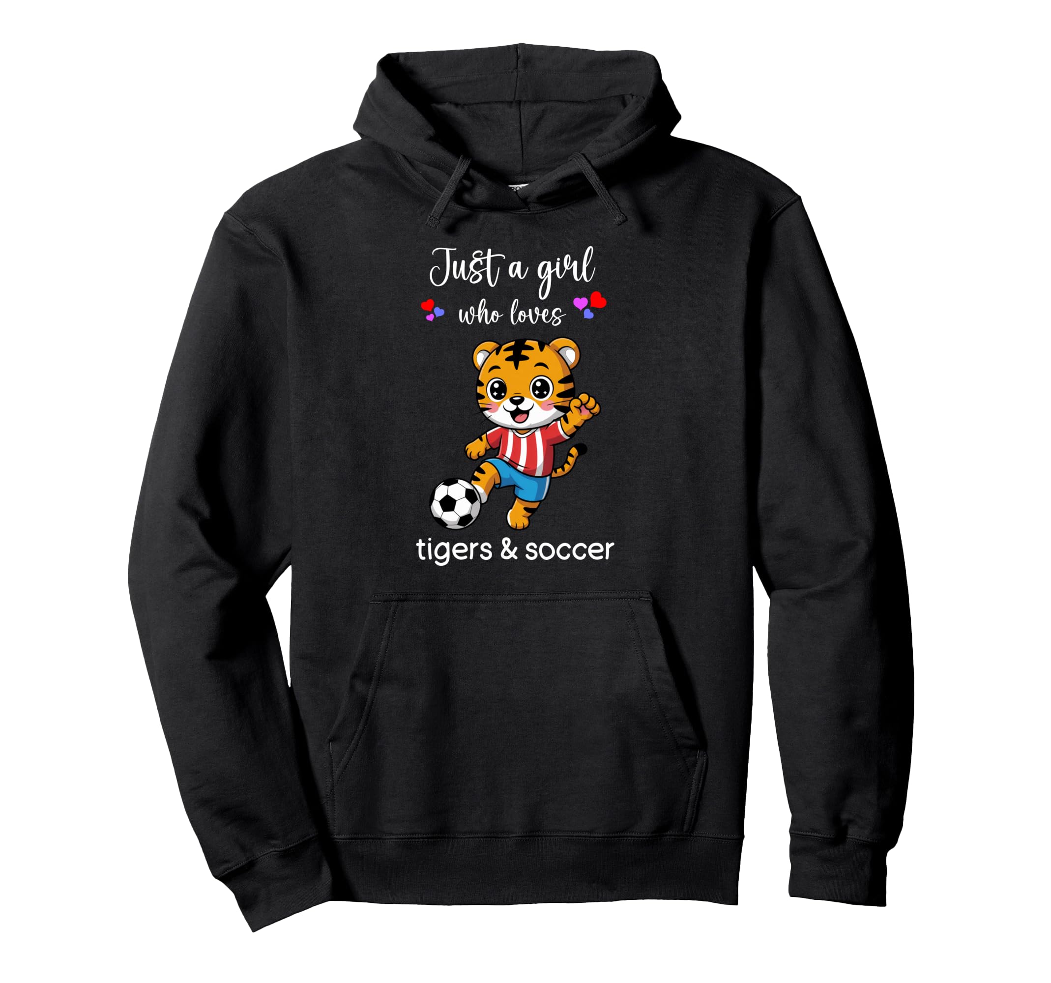 Tiger Soccer Tiger Soccer Hoodie - Custom Art Print for Adults