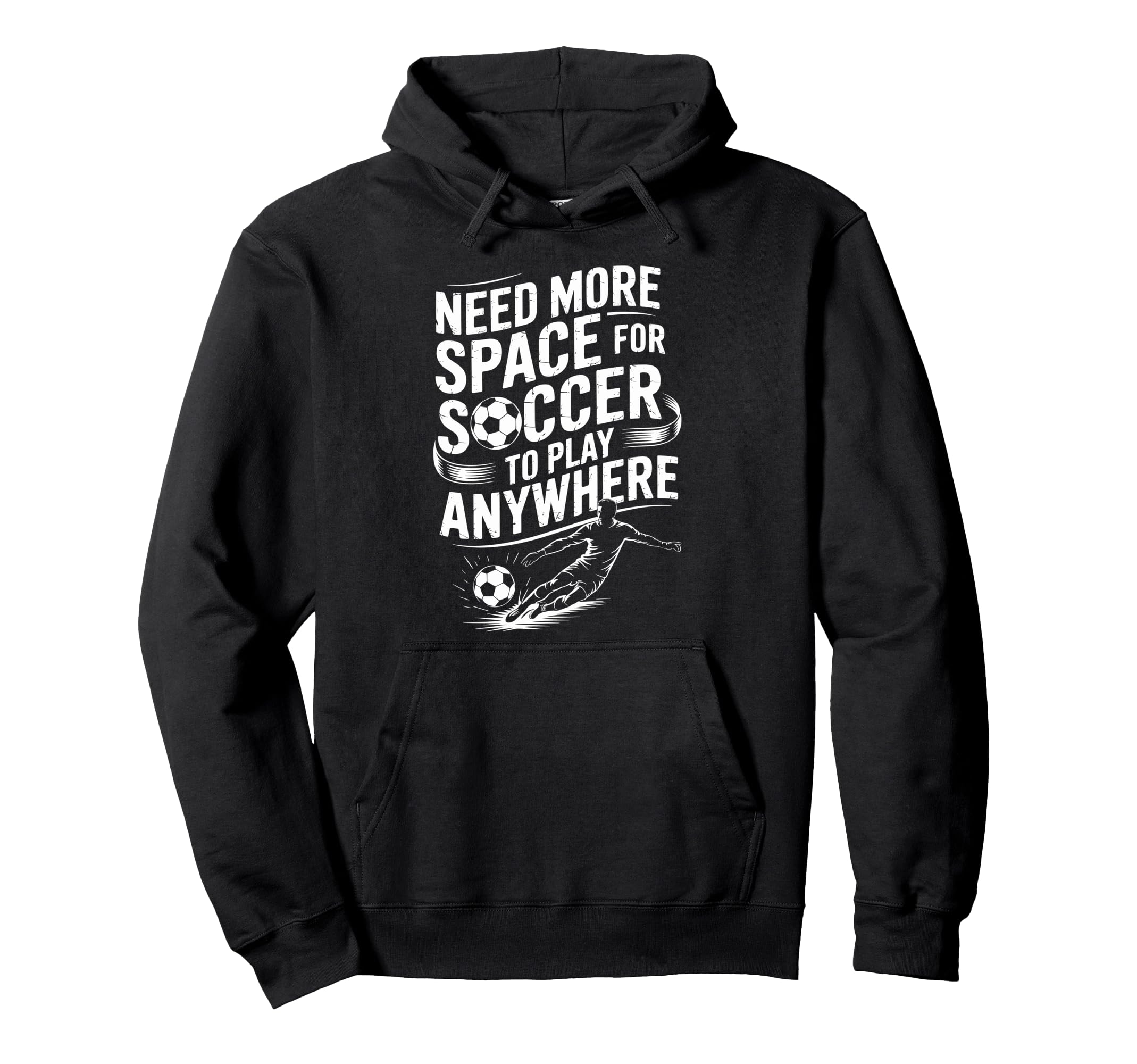 Goal Keeper Need More Space Hoodie - Casual Everyday Wear for Adults