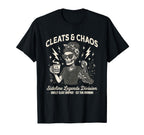 Cleats Chaos Skeleton Soccer Mom T-Shirt - Novelty Apparel for Adults