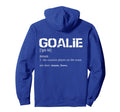 Hockey Goalie Gear Soccer Goalkeeper Hoodie - Custom Art Print Men Women
