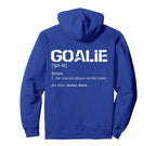 Hockey Goalie Gear Soccer Goalkeeper Hoodie - Custom Art Print Men Women