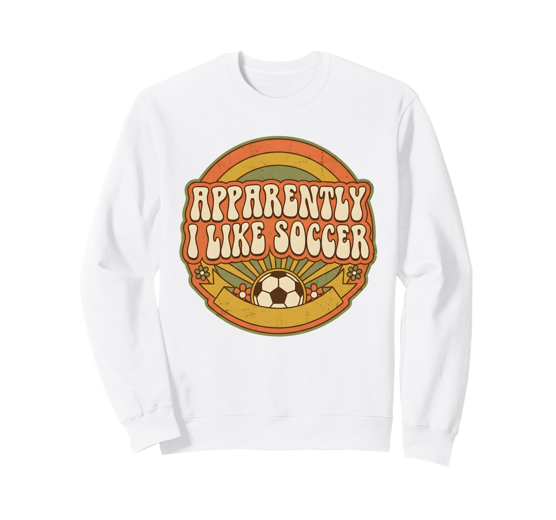 Apparently I Like Soccer Game Day Sweatshirt - Trendy Graphic Men Women