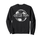 Soccer Mom Family Matching Team Sweatshirt - Trendy Graphic for Adults