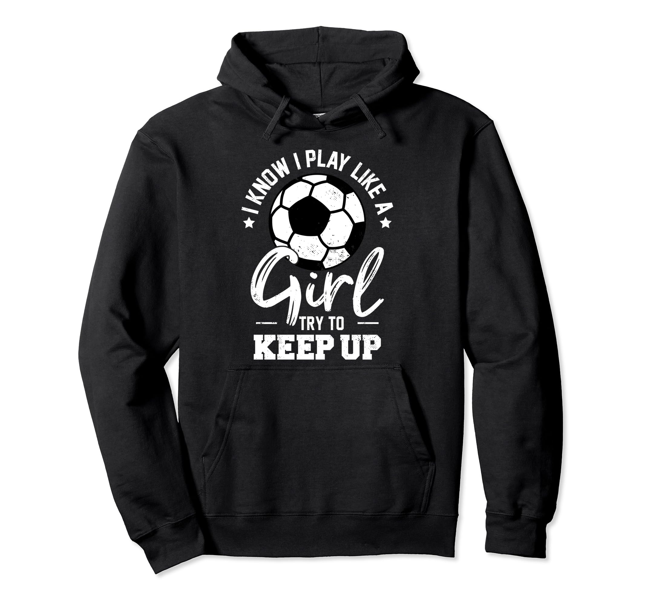 I Know I Play Like Try To Keep Up Hoodie - Custom Art Print Men Women