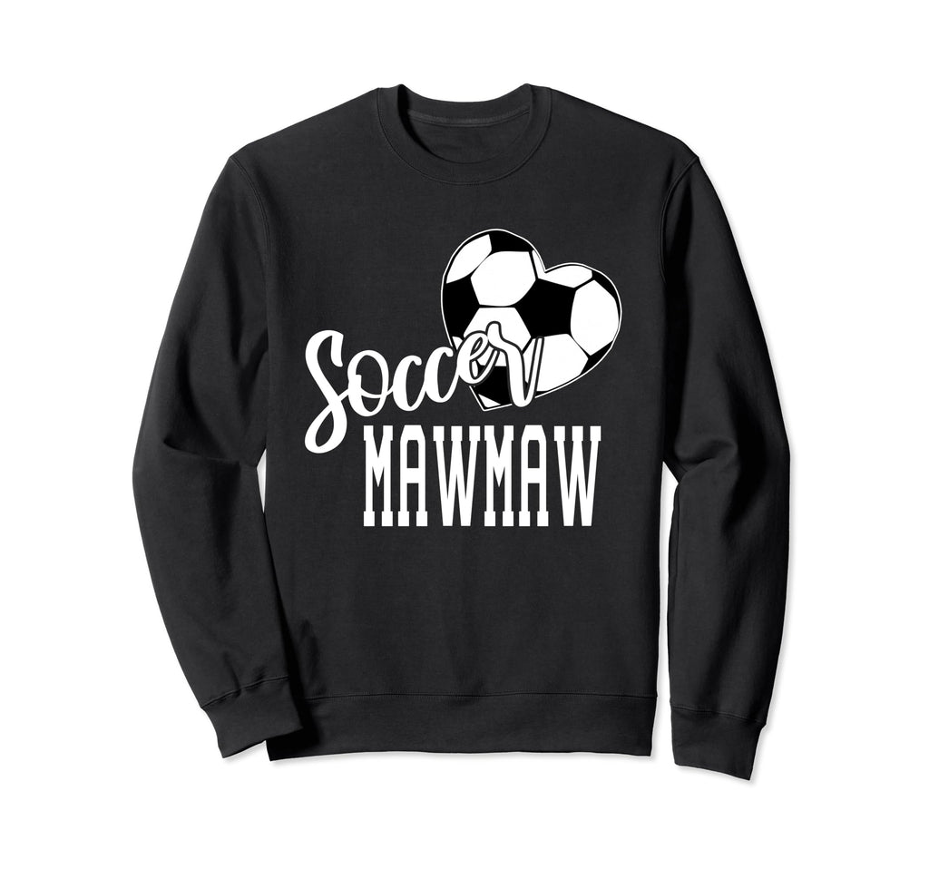 Soccer Ball Heart Soccer Mawmaw Sweatshirt - Streetwear Style for Adults