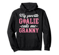 Proud Ice Hockey Goalie Granny Hockey Keeper Hoodie - Graphic Print Unisex