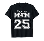 Proud Senior Soccer Mom Custom T-Shirt - Aesthetic Graphic for Adults