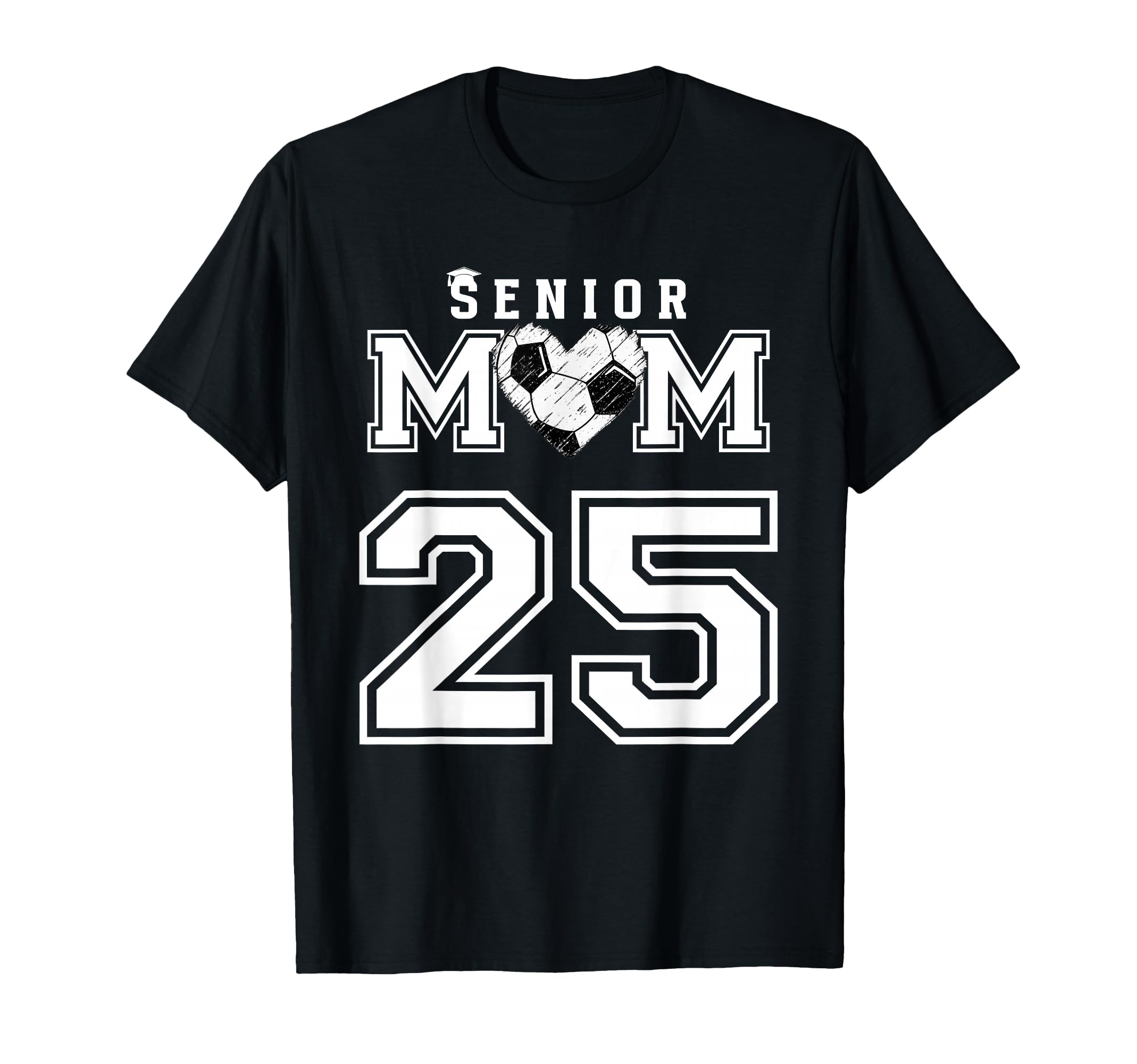 Proud Senior Soccer Mom Custom T-Shirt - Aesthetic Graphic for Adults