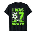 I Was 6 Now Im 7 Years Old Soccer T-Shirt - Casual Everyday Wear Men Women