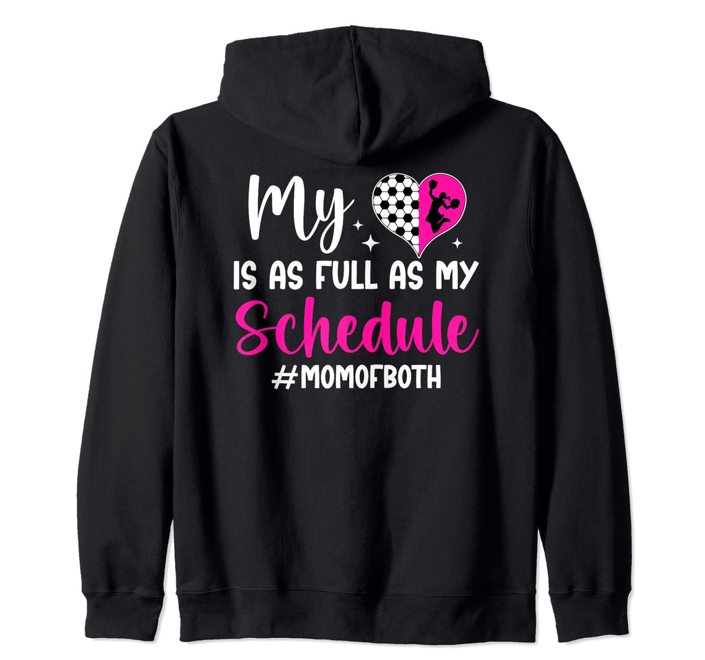 Proud Soccer And Cheerleading Mom T-Shirt - Graphic Print Men Women