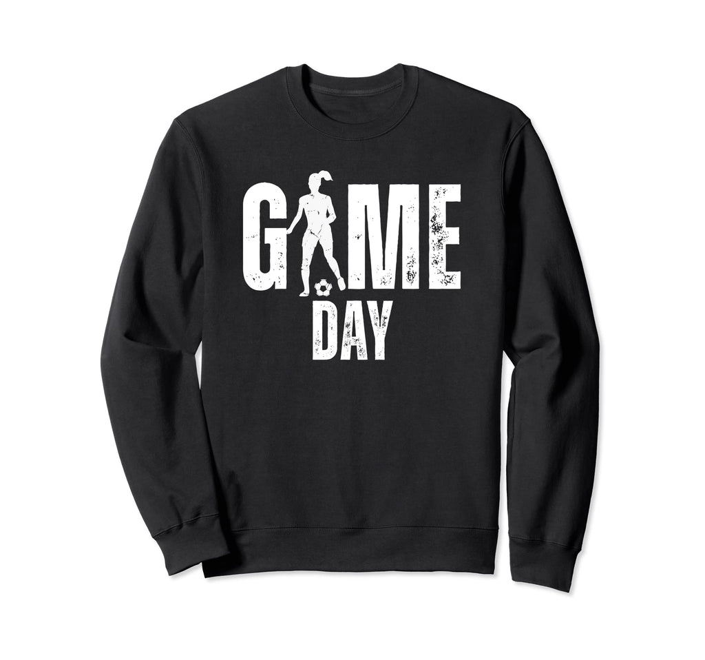 Soccer Player Funny Lucky Game Day Sweatshirt - Novelty Apparel Men Women