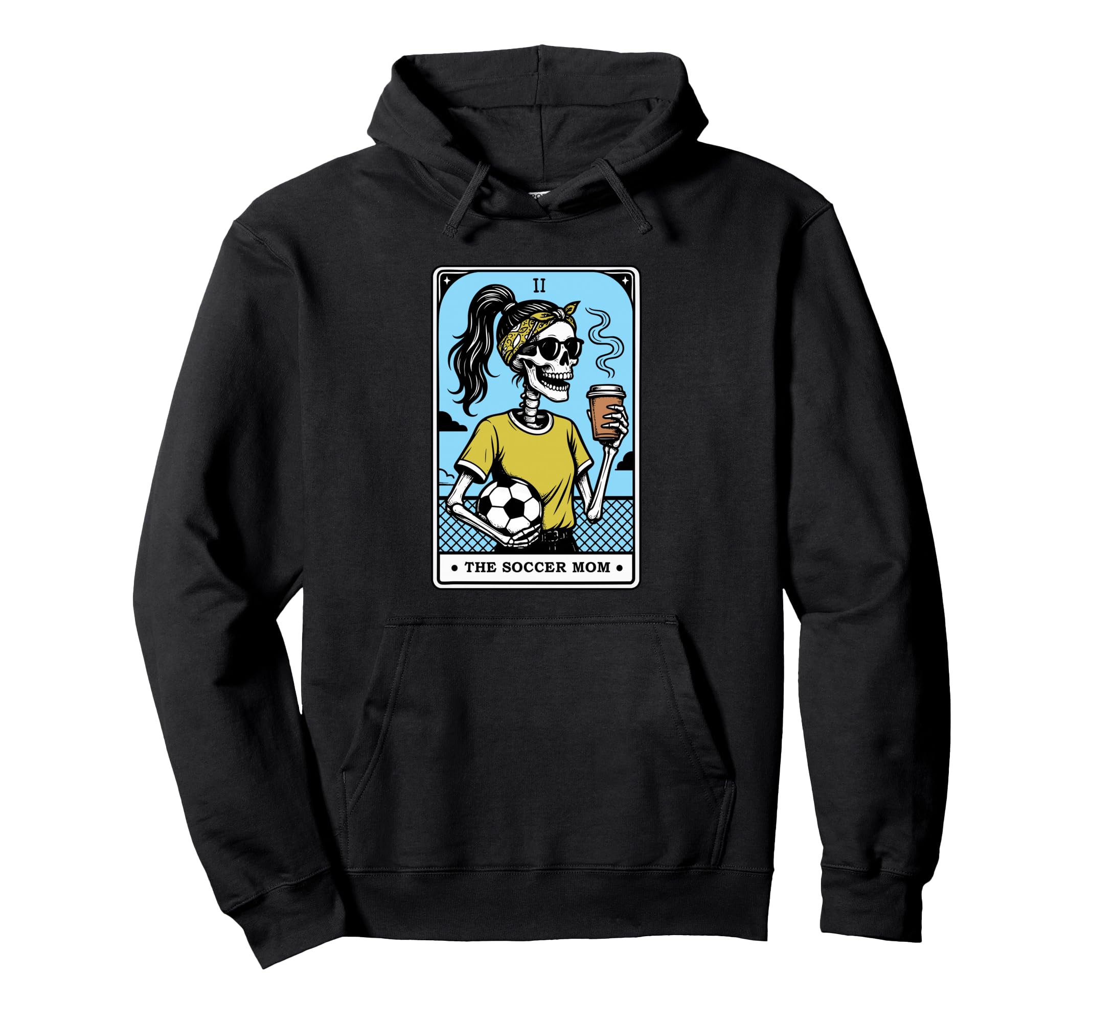 Soccer Mom Tarot Hoodie - Fun Novelty Design Men Women