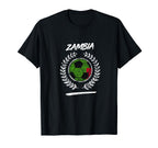 Zambia Flag Zambian Soccer Team T-Shirt - Trendy Graphic for Adults