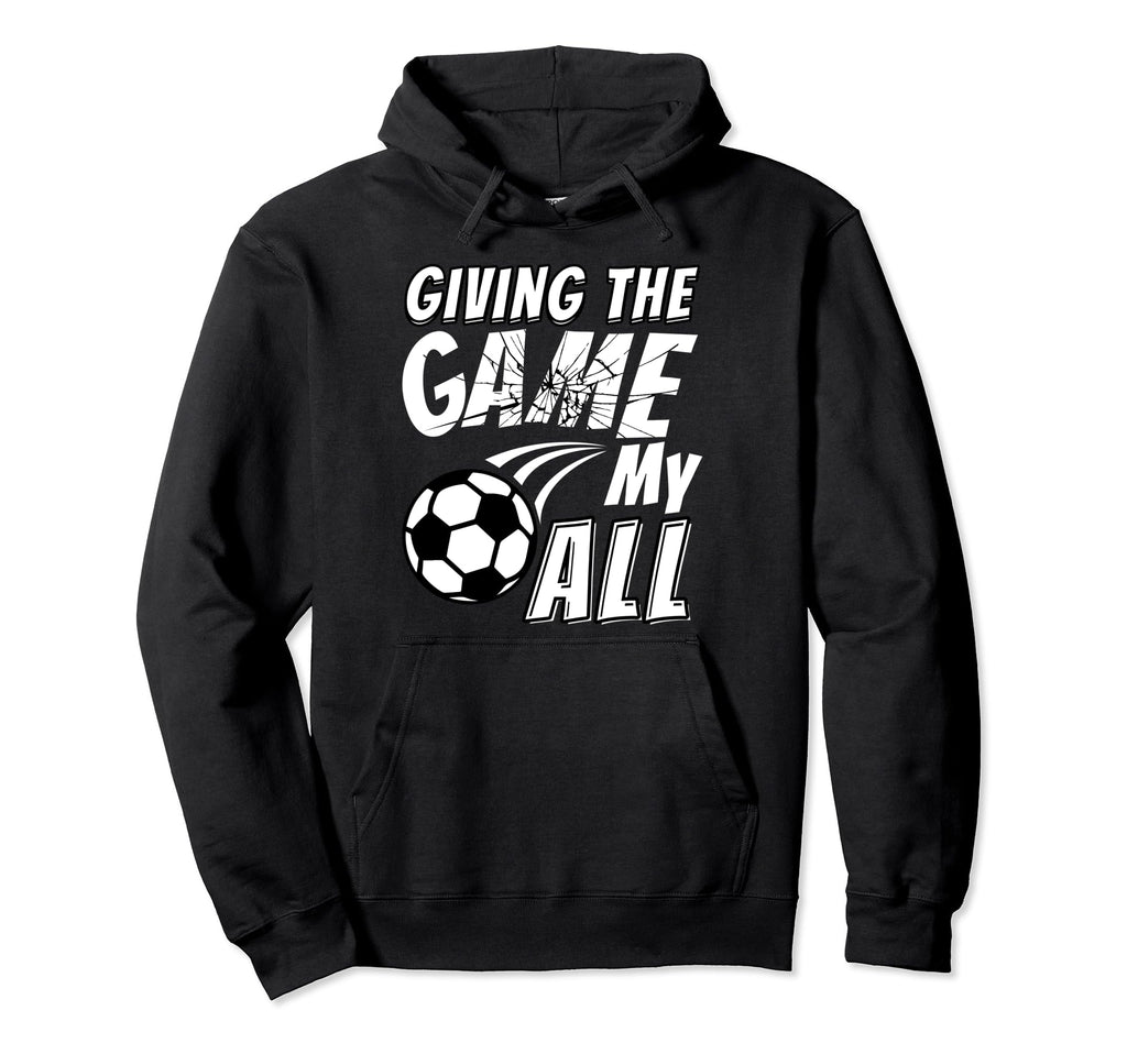 Motivational Soccer Game Coach Hoodie - Custom Art Print Men Women