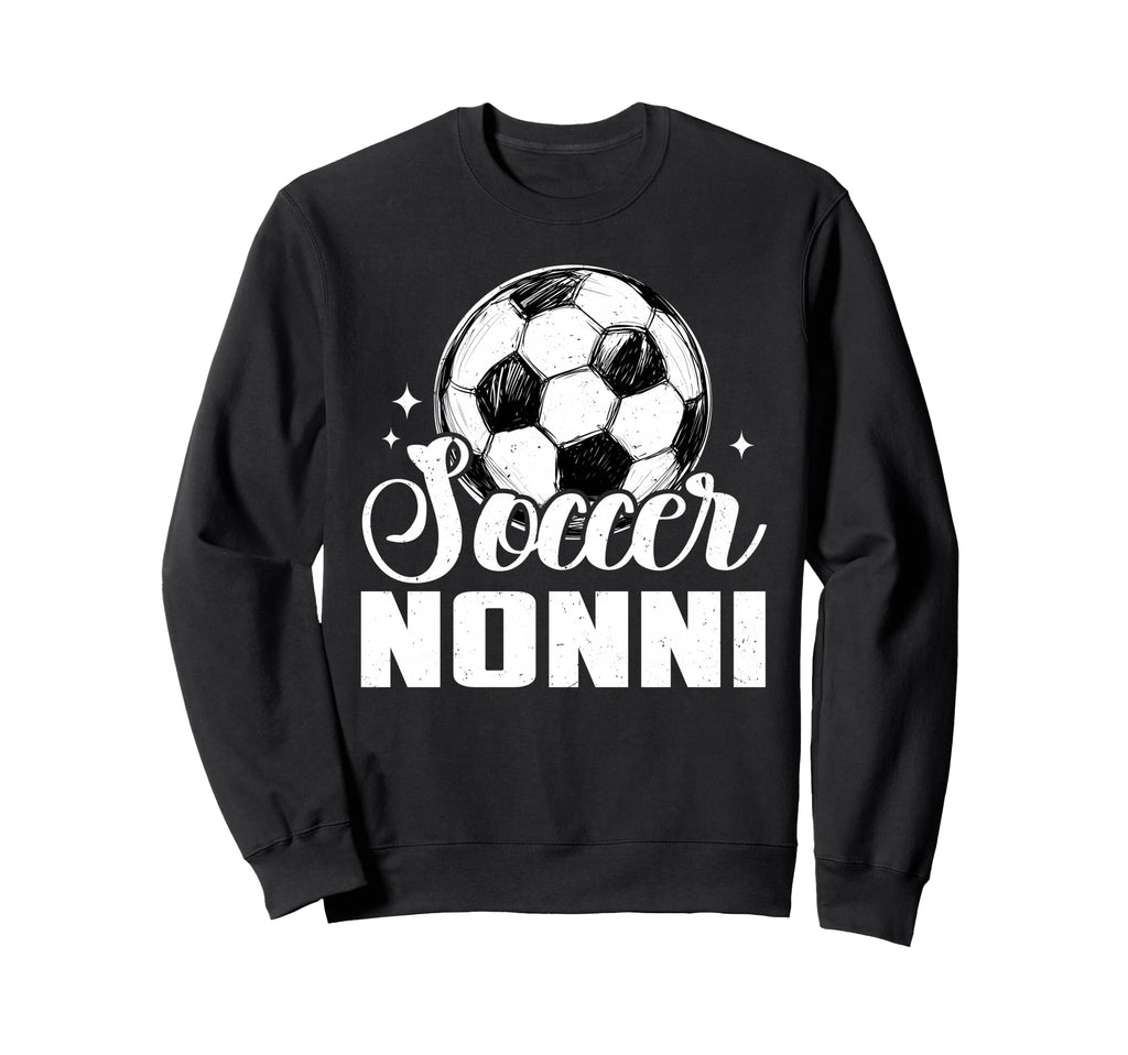 Soccer Nonni Matching Family Soccer Sweatshirt - Trendy Graphic Unisex