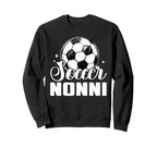 Soccer Nonni Matching Family Soccer Sweatshirt - Trendy Graphic Unisex