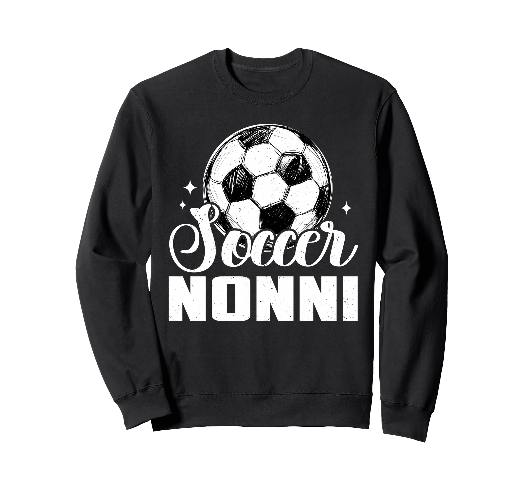 Soccer Nonni Matching Family Soccer Sweatshirt - Trendy Graphic Unisex