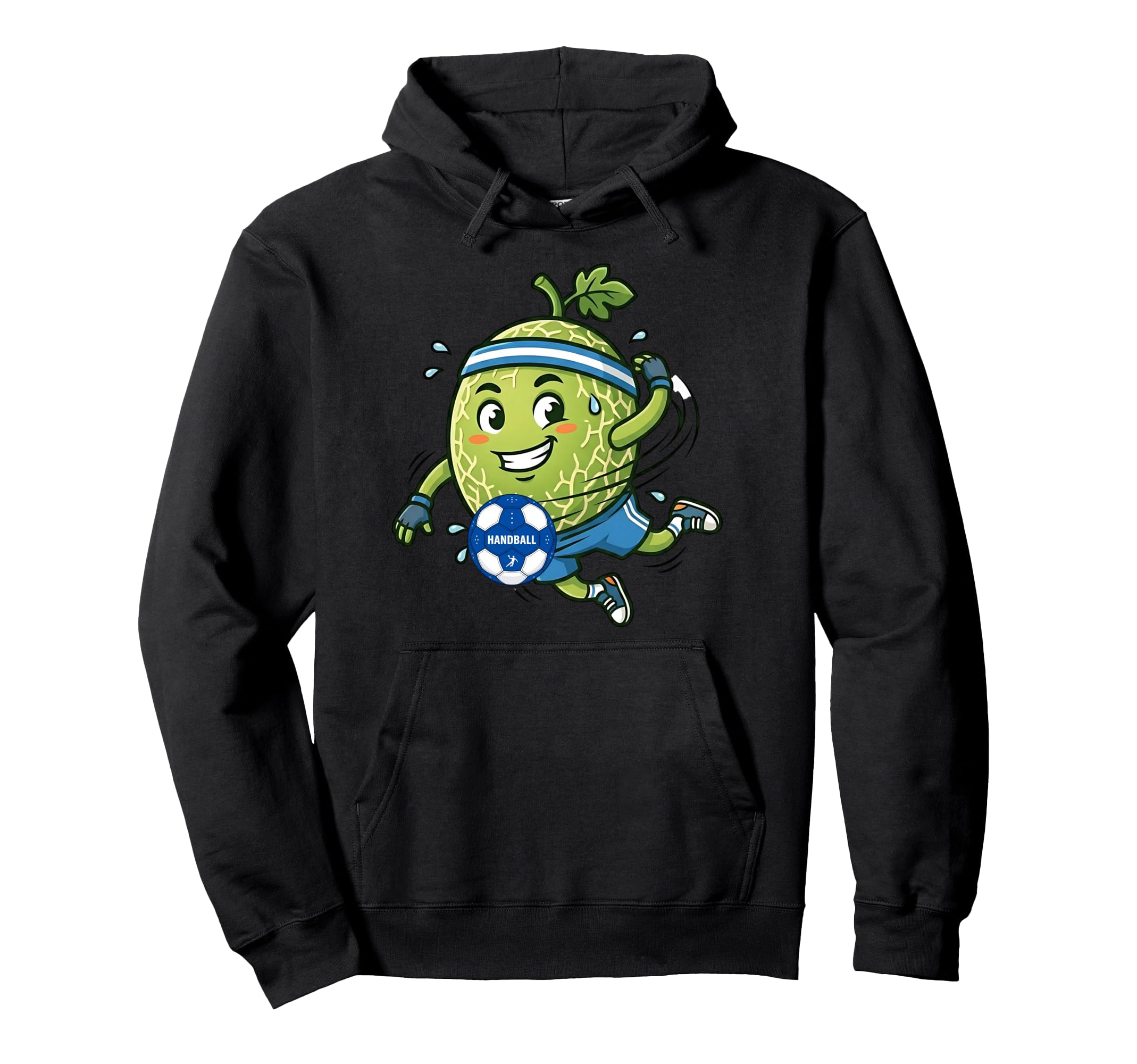 Watermelon Soccer Player Number 7 Sports Hoodie - Graphic Print for Adults