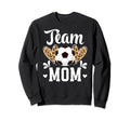Team Mom Heart Soccer Team Mom Sweatshirt - Aesthetic Graphic Men Women