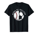 Mama Baller Funny Baseball Soccer T-Shirt - Casual Everyday Wear Unisex