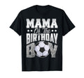 Mama Soccer Birthday Family Baller B Day T-Shirt - Graphic Print Men Women