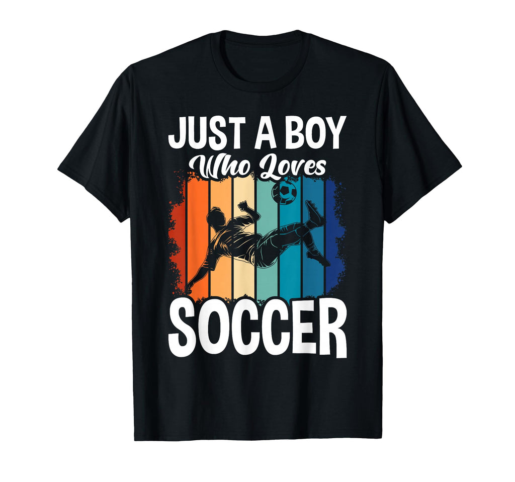 Just Who Loves Soccer T-Shirt - Graphic Print for Adults