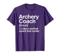Archery Coach Funny Sports T-Shirt - Custom Art Print for Adults