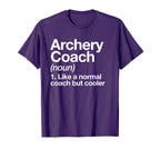 Archery Coach Funny Sports T-Shirt - Custom Art Print for Adults