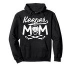 Hockey Keeper Mom Ice Hockey Goalkeeper Hoodie - Minimalist Print Unisex