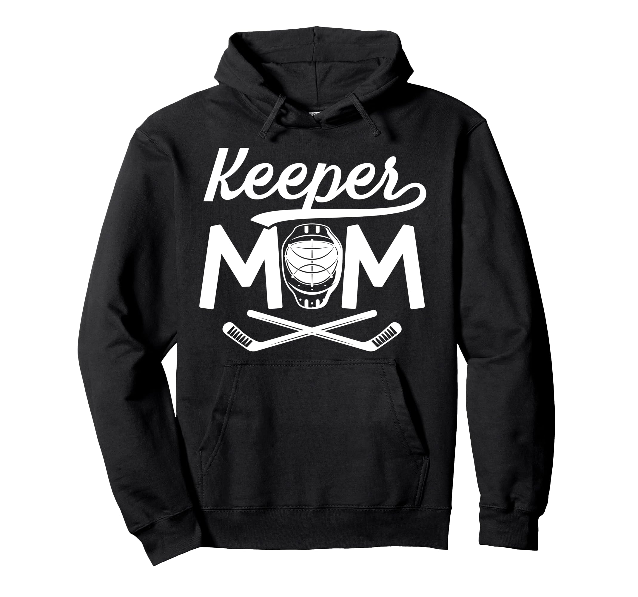 Hockey Keeper Mom Ice Hockey Goalkeeper Hoodie - Minimalist Print Unisex