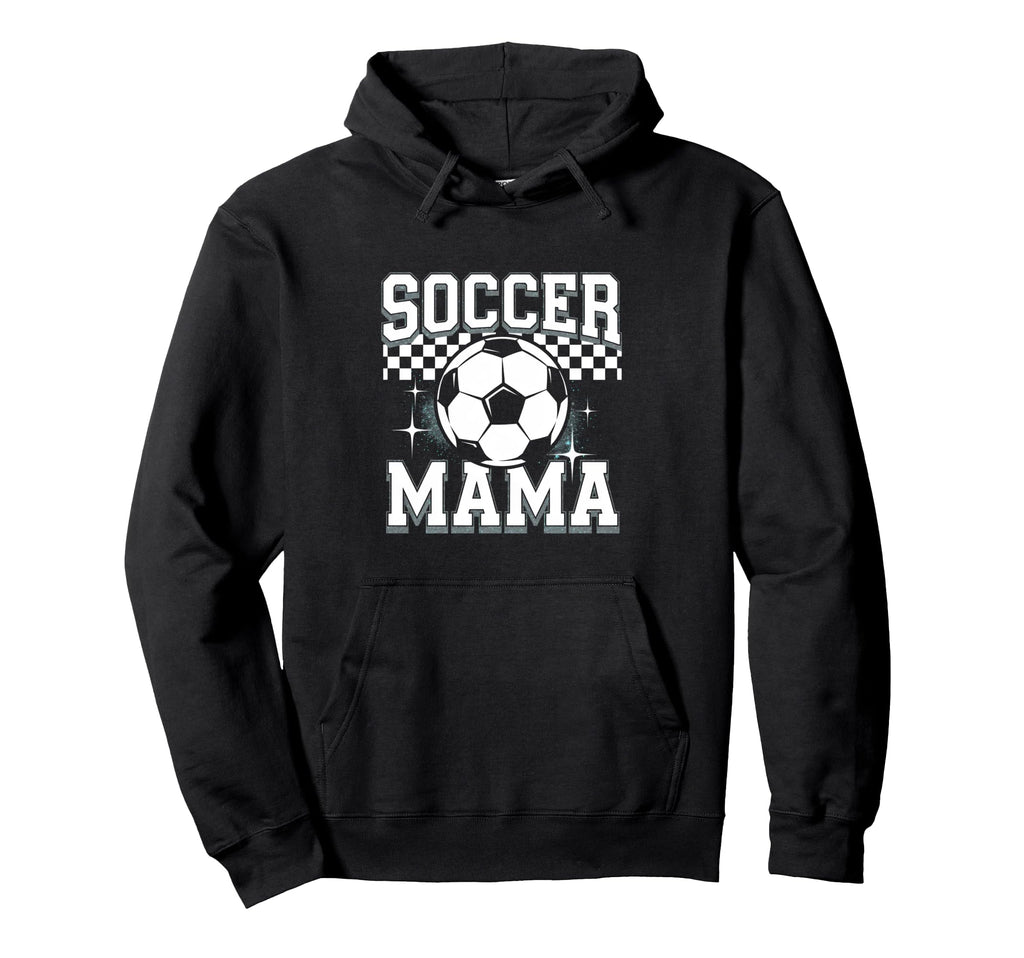 Soccer Mama Sport Checkered Soccer Mama Hoodie - Custom Art Print Unisex