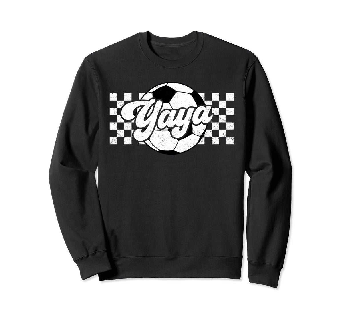 Soccer Yaya Sport Lover Family Sweatshirt - Novelty Apparel for Adults