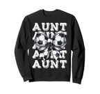 Coquette Soccer Aunt Matching Family Sweatshirt - Graphic Print Men Women