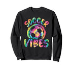 Soccer Vibes Soccer Player Sweatshirt - Custom Art Print Men Women