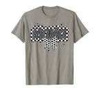 Checkered Coquette Soccer Mama Bow T-Shirt - Aesthetic Graphic for Adults