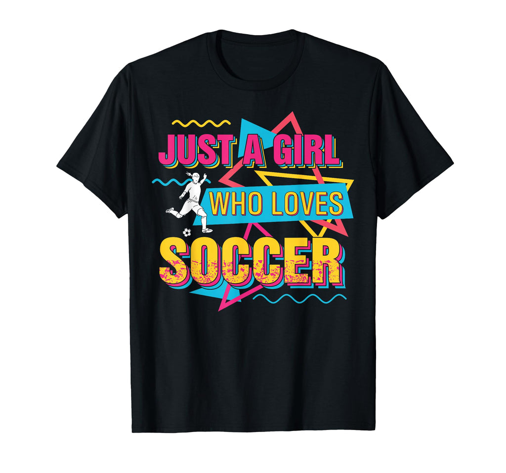 Just Who Loves Soccer Player Sport Game T-Shirt - Graphic Print Unisex