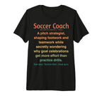 Funny Soccer Coach Tri Blend T-Shirt - Streetwear Style Men Women