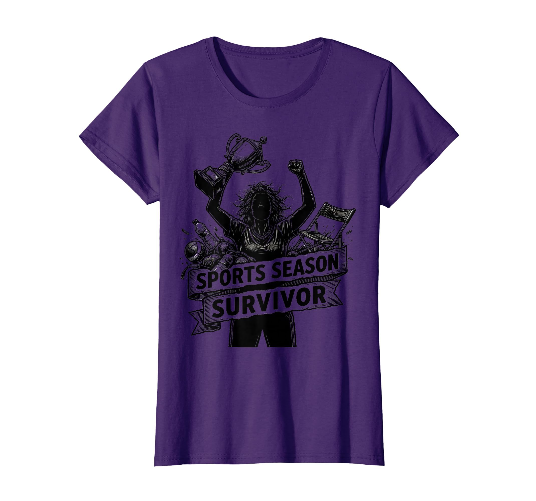 Sports Season Survivor Proud Sports T-Shirt - Custom Art Print Men Women