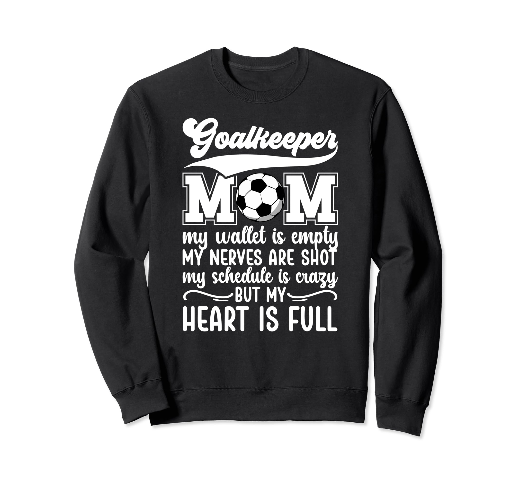 Proud Soccer Goalkeeper Mom Soccer Sweatshirt - Custom Art Print Unisex