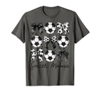 Soccer Mama Coquette Bow Soccer Mom T-Shirt - Fun Novelty Design Unisex