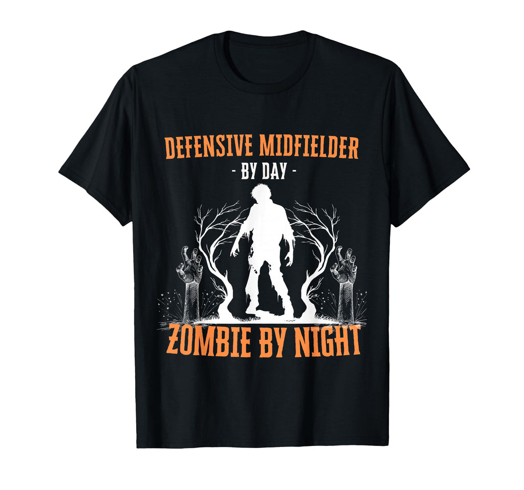 Defensive Midfielder Day Zombie T-Shirt - Custom Art Print for Adults