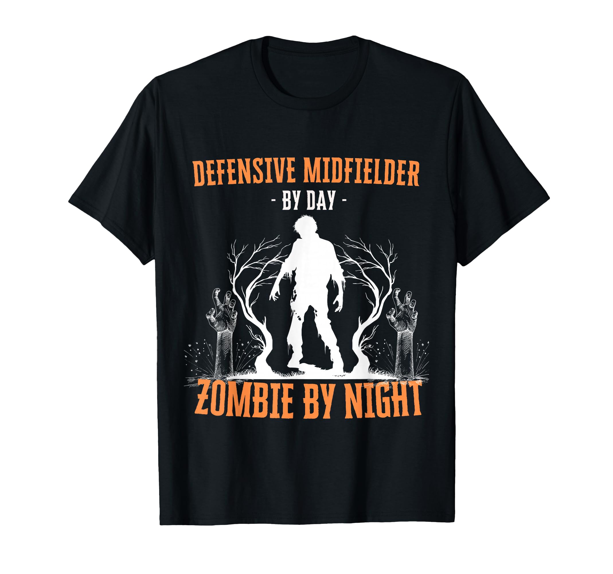 Defensive Midfielder Day Zombie T-Shirt - Custom Art Print for Adults