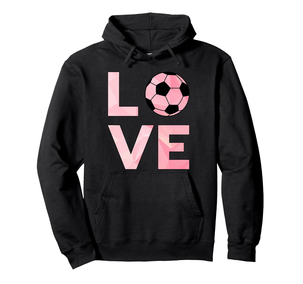 Love Soccer Soccer Hoodie - Graphic Print Unisex