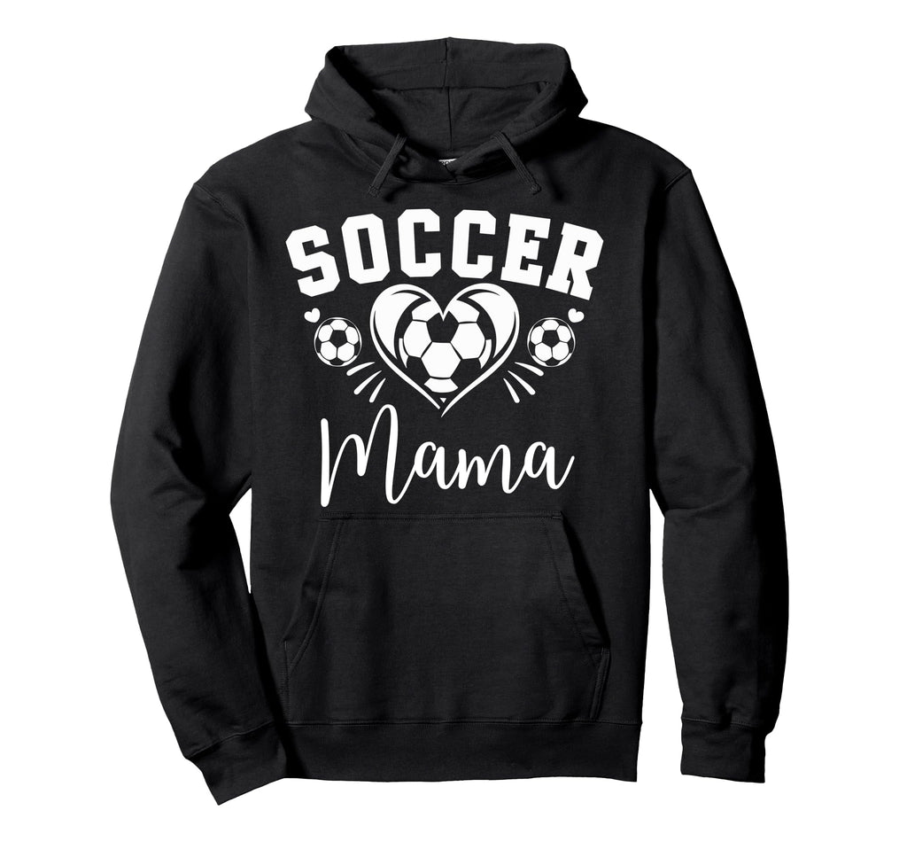 Soccer Mama Soccer Heart Hoodie - Unique Graphic Men Women