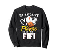 My Favorite Players Baseball Soccer Sweatshirt - Unique Graphic for Adults