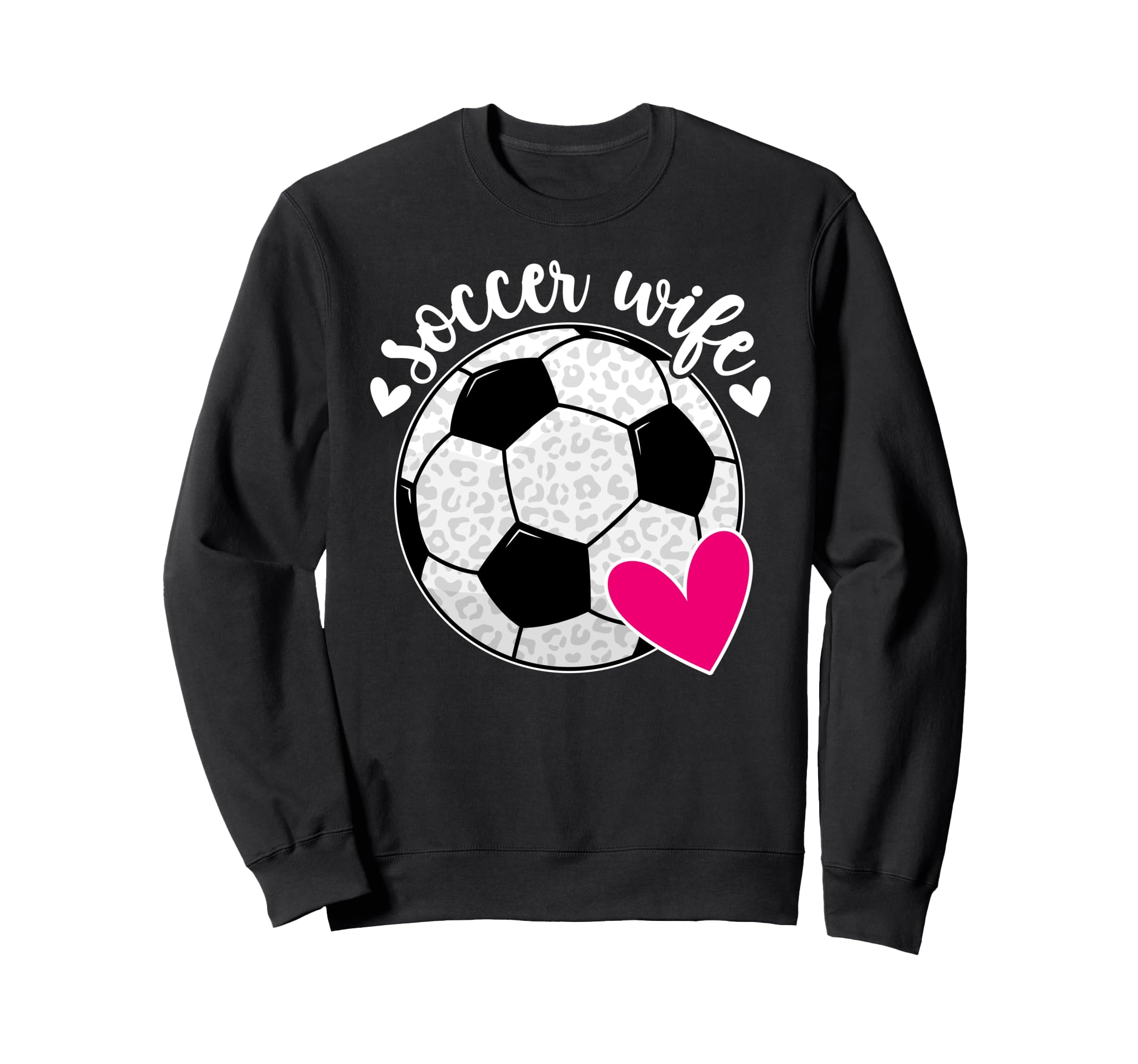 Soccer Wife Soccer Player Heart Sweatshirt - Aesthetic Graphic Men Women
