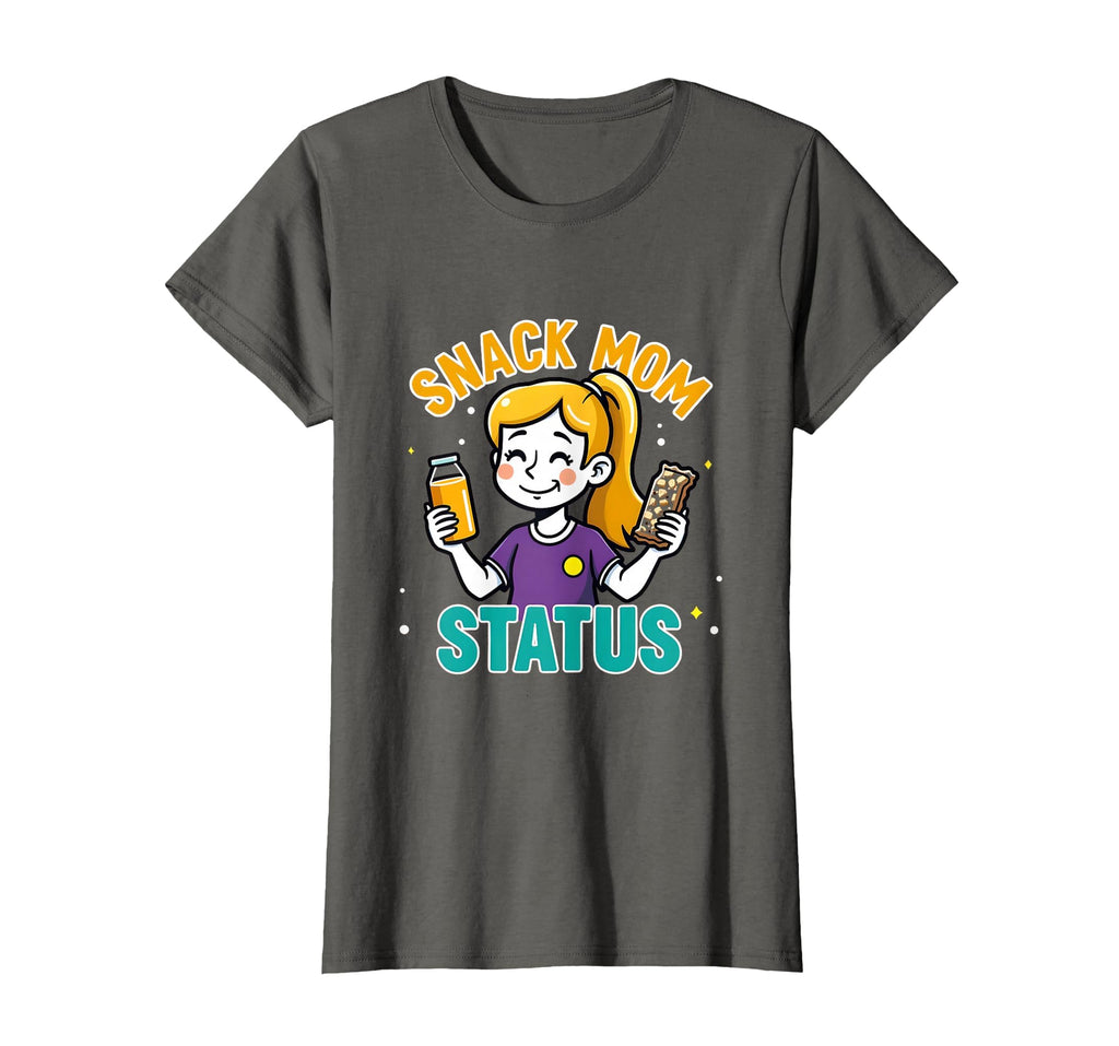 Snack Mom Status Soccer Mom T-Shirt - Custom Art Print Men Women